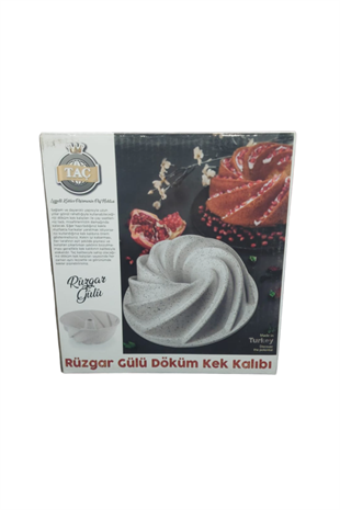 TAÇ RÜZGAR GÜLÜ DÖKÜM KEK KALIBI KREM