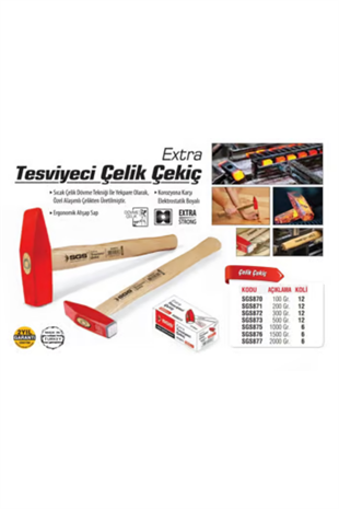 TESVİYECİ ÇEKİÇ 500 GR EXTRA