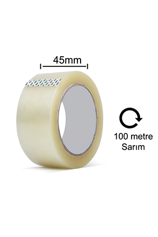 PASS A.R.Y. ŞEFFAF KOLİ BANTI 45X100