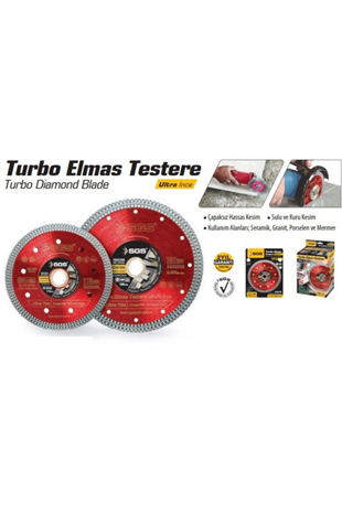SGS TURBO ELMAS TESTERE (ULTRA HASSAS) (115MM)