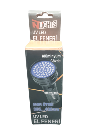 UV LED EL FENERİ 10 W