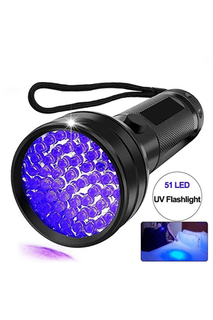 UV LED EL FENERİ 10 W