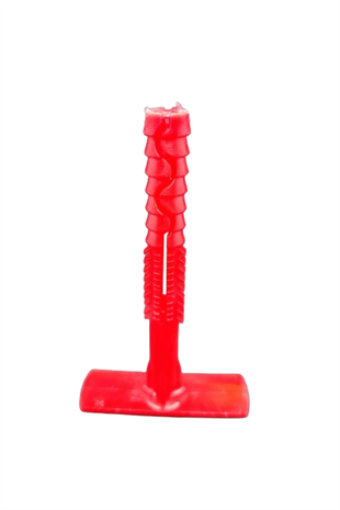 12 CM YALI BASKI SÖVE DÜBELİ KIRMIZI