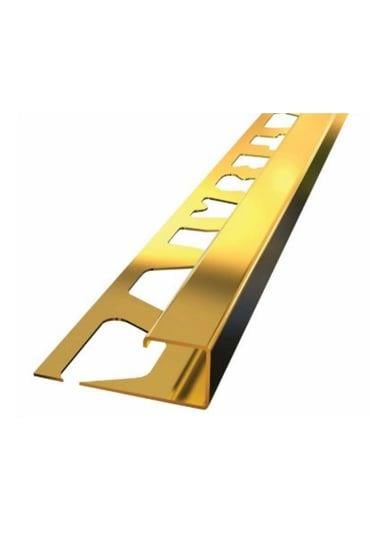 10 MM 304 ALTIN KARE SERAMİK  KÖŞE PROFİLİ