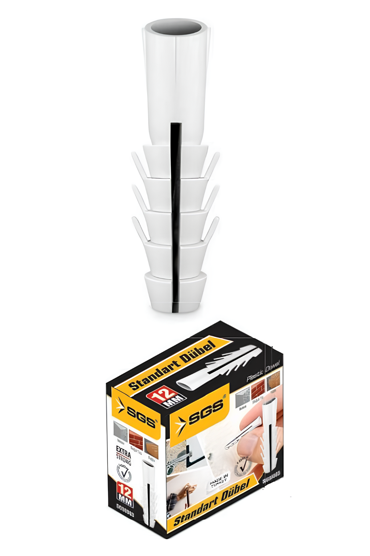 10 MM STANDART DÜBEL KUTULU (PK/50AD)