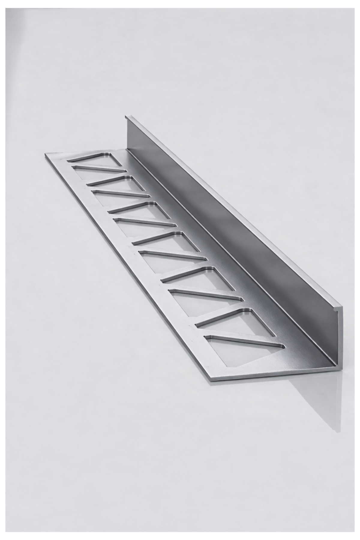 12 MM ALM.MAT GRİ SERAMİK KÖŞE L BİTİM PROFİLİ