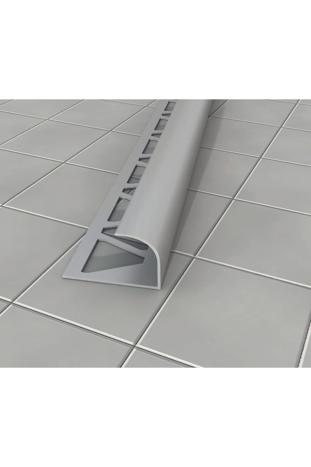 12 MM ALM. SERAMİK DIŞ KÖŞE PROFİLİ MAT GRİ 2.7 MT BOY