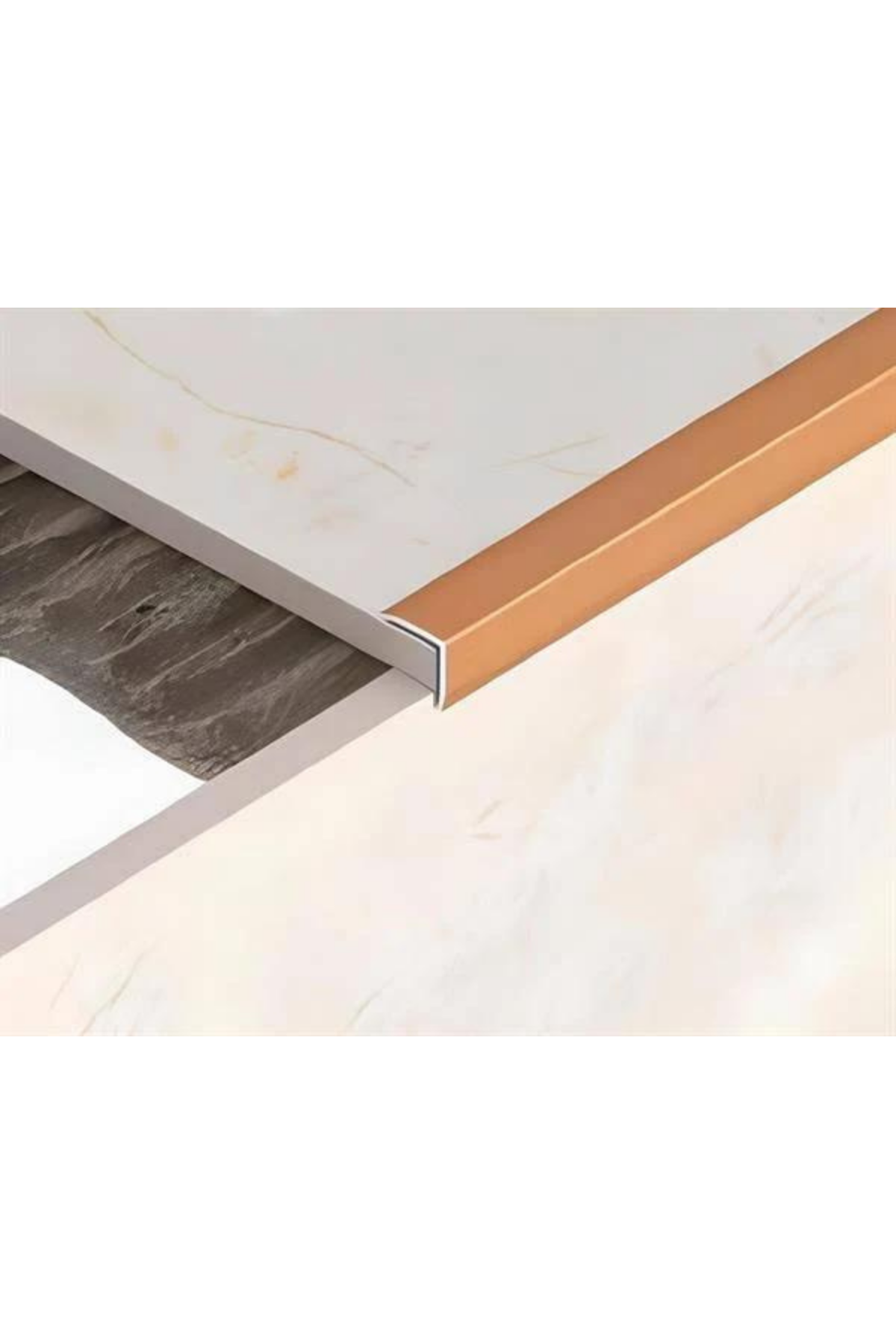 25X20 LAMİNANT PARKE BURUN PROFİLİ BRONZ