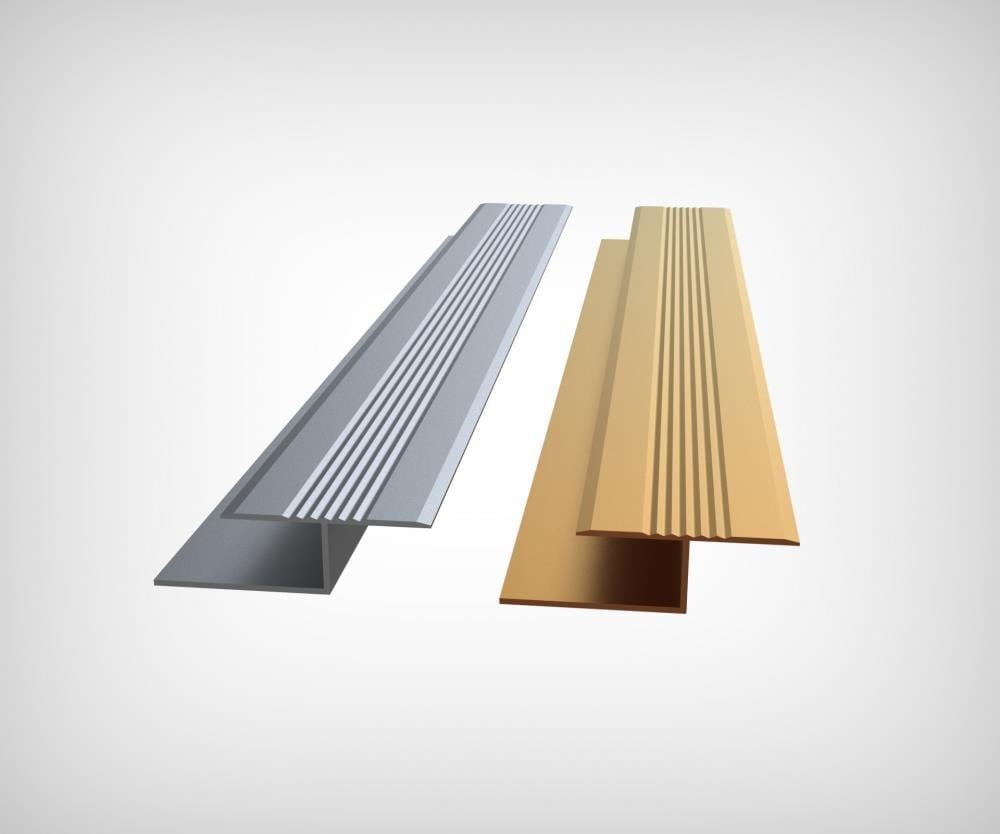40X8 MM  LAMİNANT PARKE Z PROFİLİ GRİ