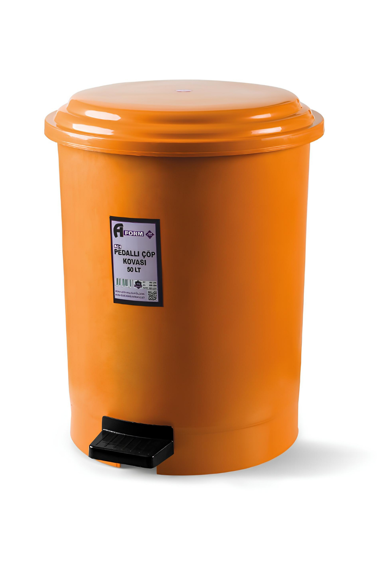 A FORM PEDALLI ÇÖP KOVASI NO:5 50 LT. TURUNCU*4