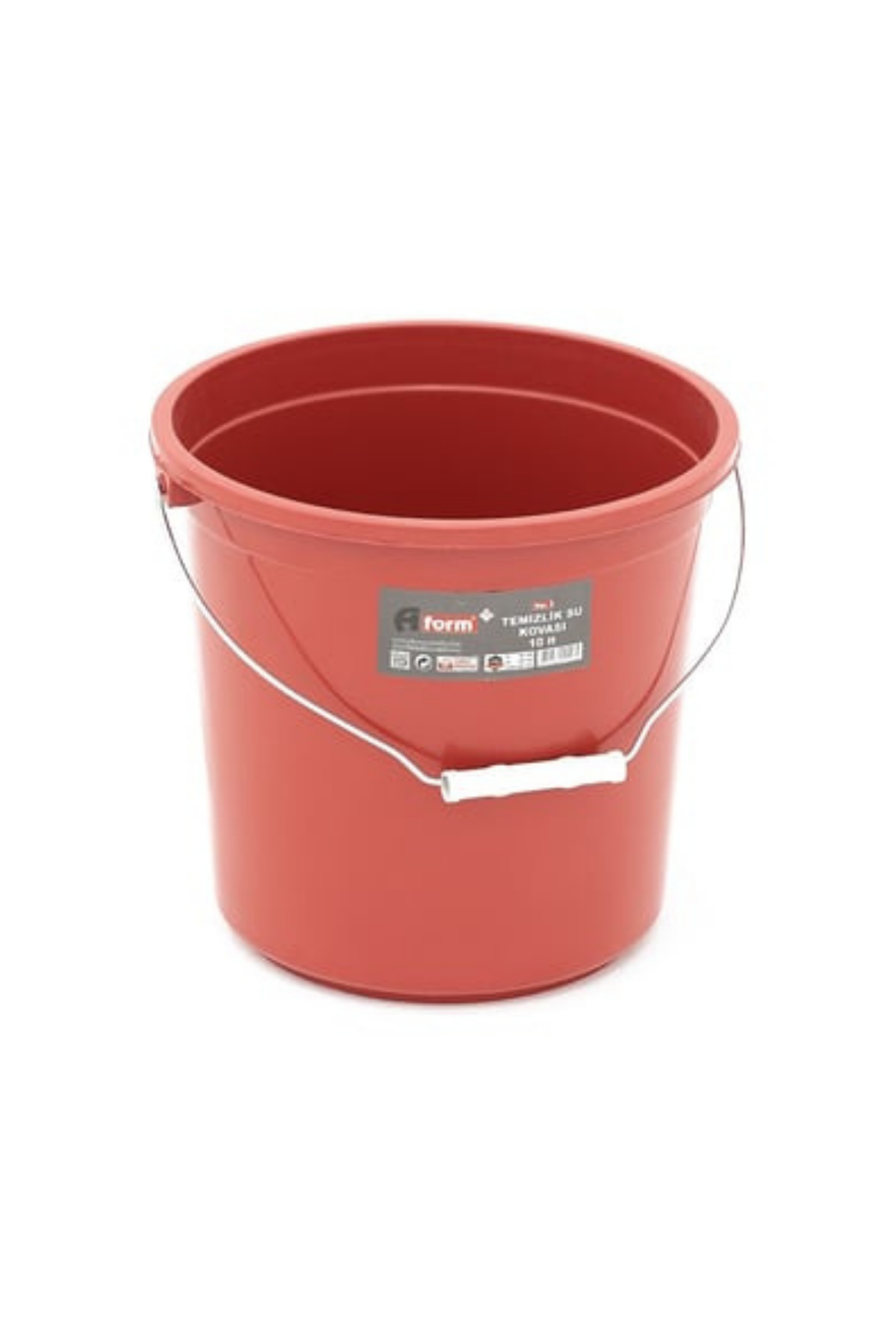 A FORM TEMİZLİK KOVASI 10 LT.KIRMIZI