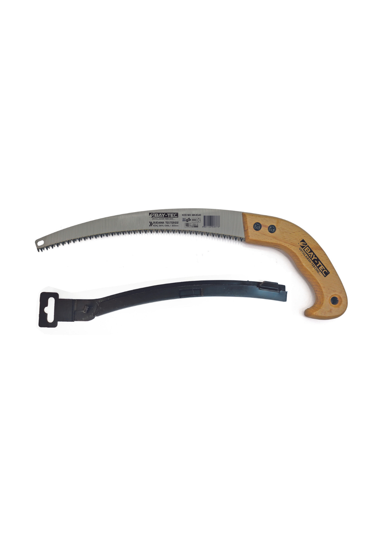 BAY-TEC BUDAMA TESTERESİ AĞAÇ SAPLI OVAL  300mm