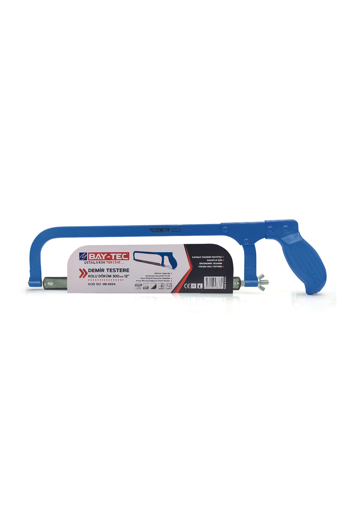 BAY-TEC DEMİR TESTERE KOLU DÖKÜM 300mm