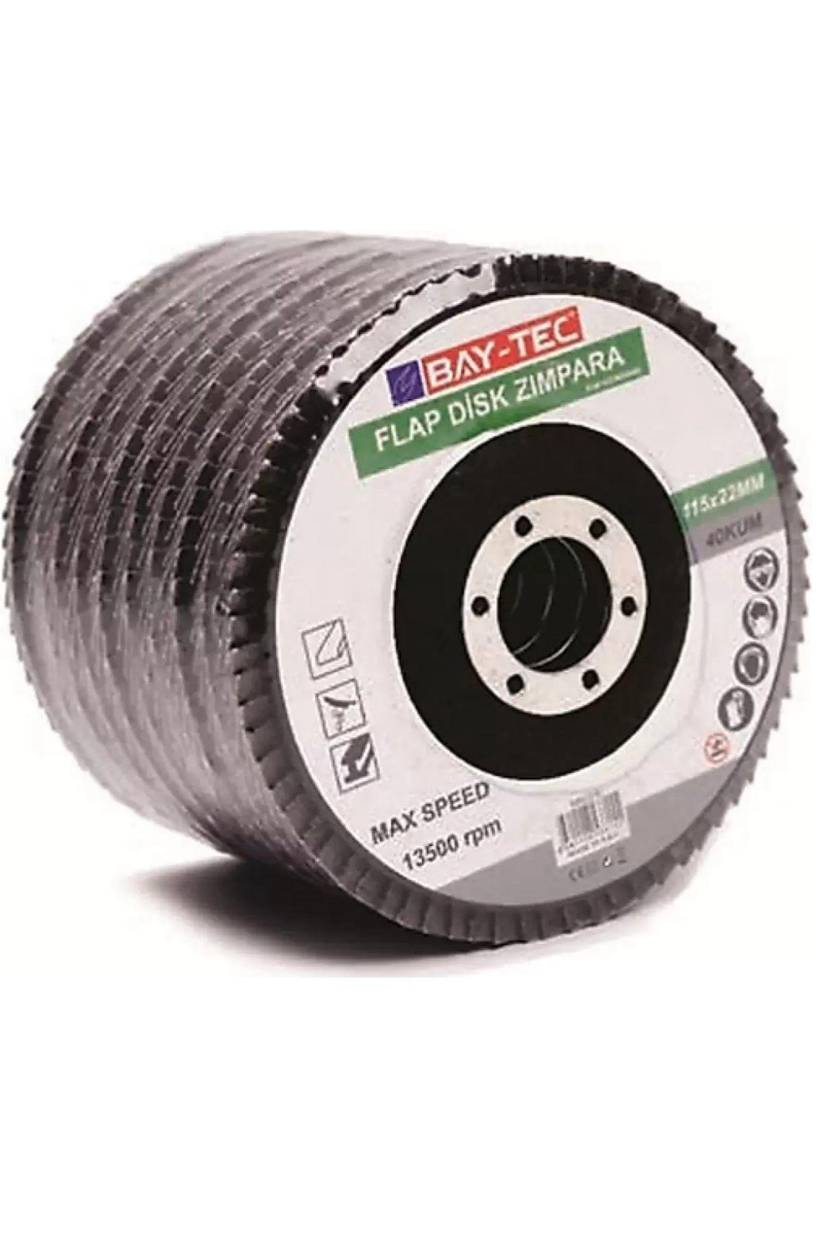 BAY-TEC FLAP DİSK ZIMPARA 115 X 22mm 120 kum