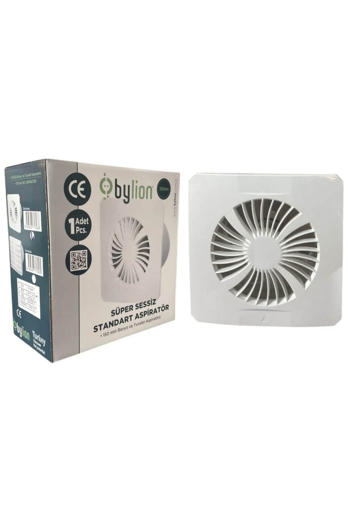 BYLİON 120 MM SÜPER SESSİZ STANDART ASPİRATÖR
