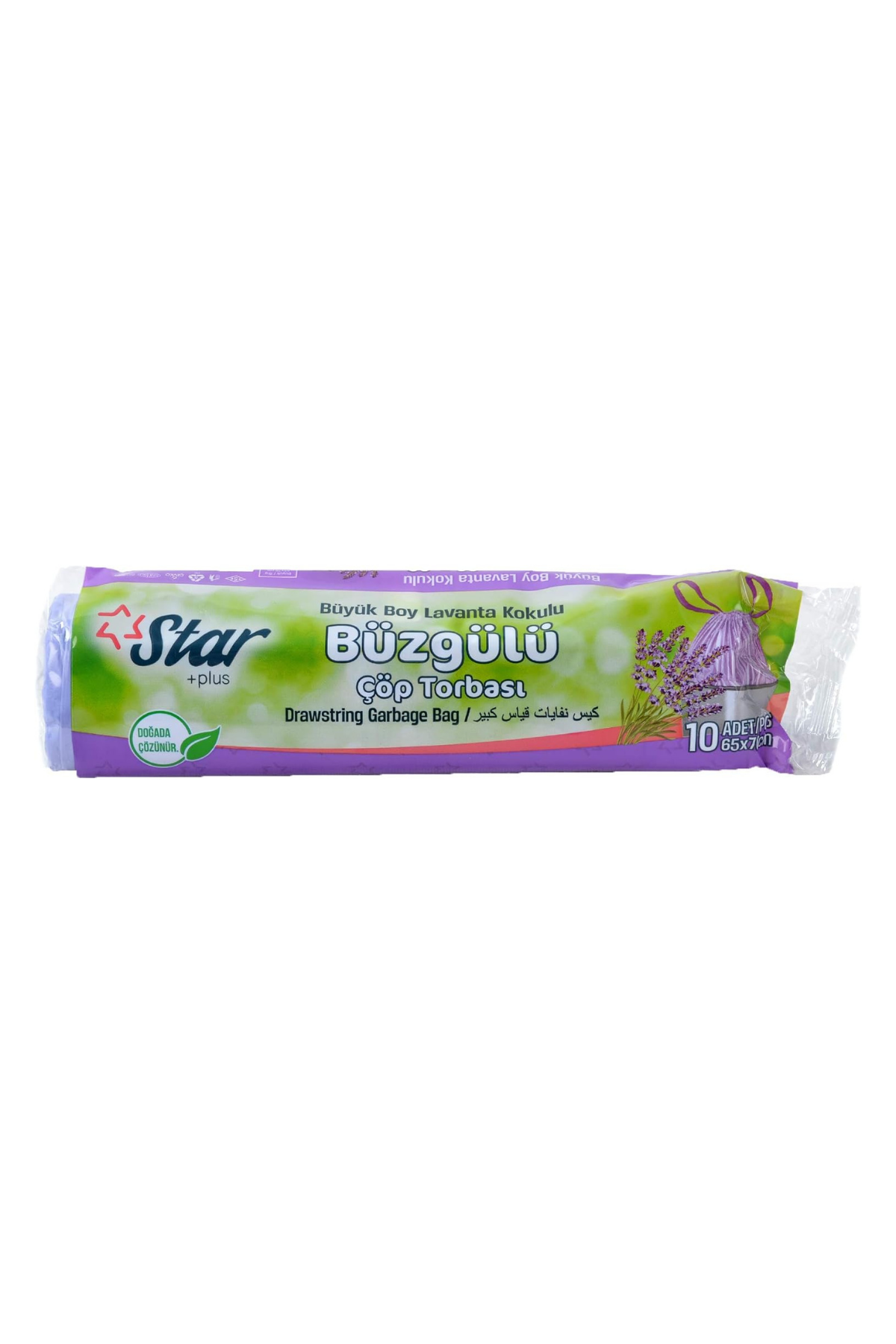 ÇÖP TORBASI KOKULU STAR PLUS BÜYÜK BOY BÜZGÜLÜ 65*70 CM