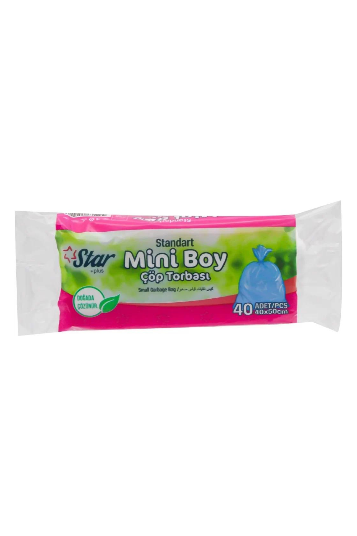 ÇÖP TORBASI NEROX STARPLUS MİNİ ŞEFFAF BOY 40*50 CM