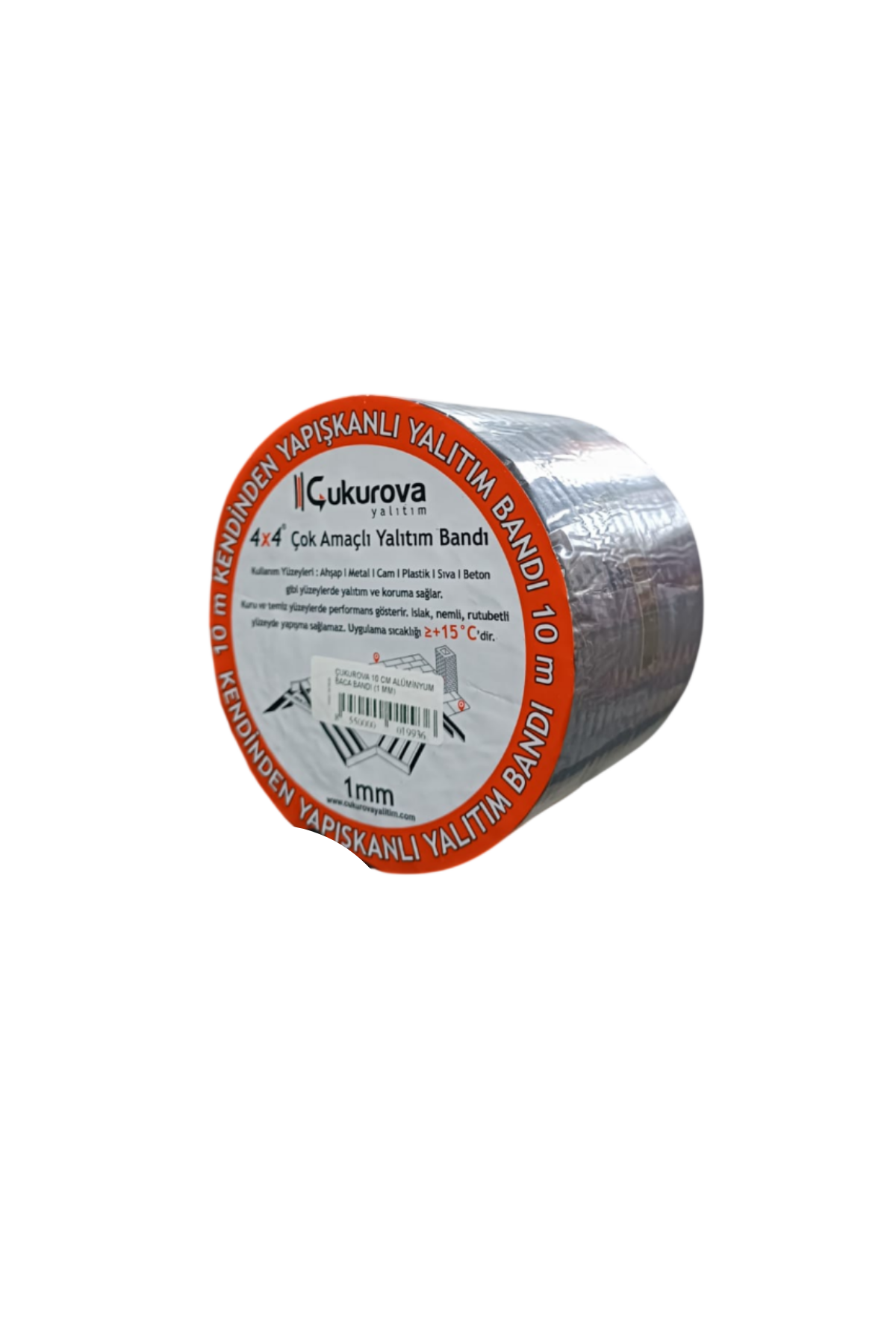 ÇUKUROVA 10 CM ALÜMİNYUM  BACA BANDI (1 MM)