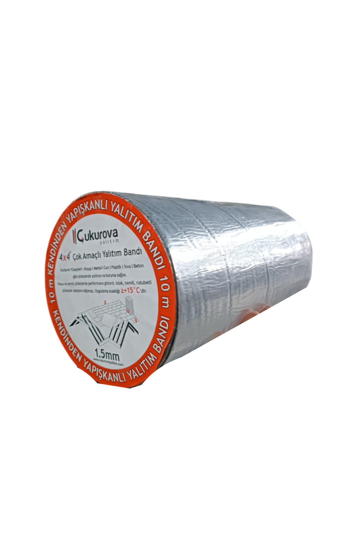 ÇUKUROVA 30 CM ALÜMİNYUM BACA BANDI (1.5 MM)