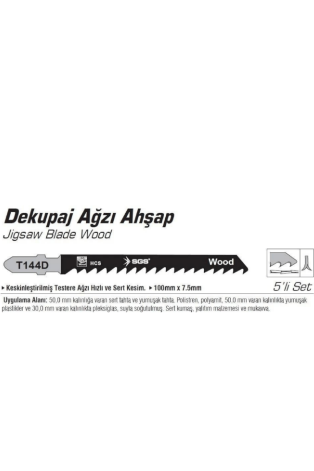 DEKUPAJ AĞZI AHŞAP T144D