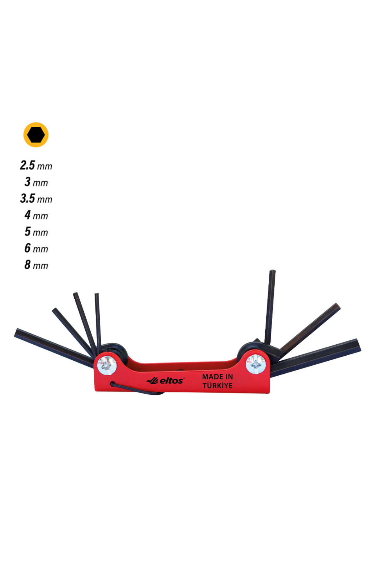 ELTOS ÇAKI ALYAN SETİ 7 pcs (ALTIKÖŞE)