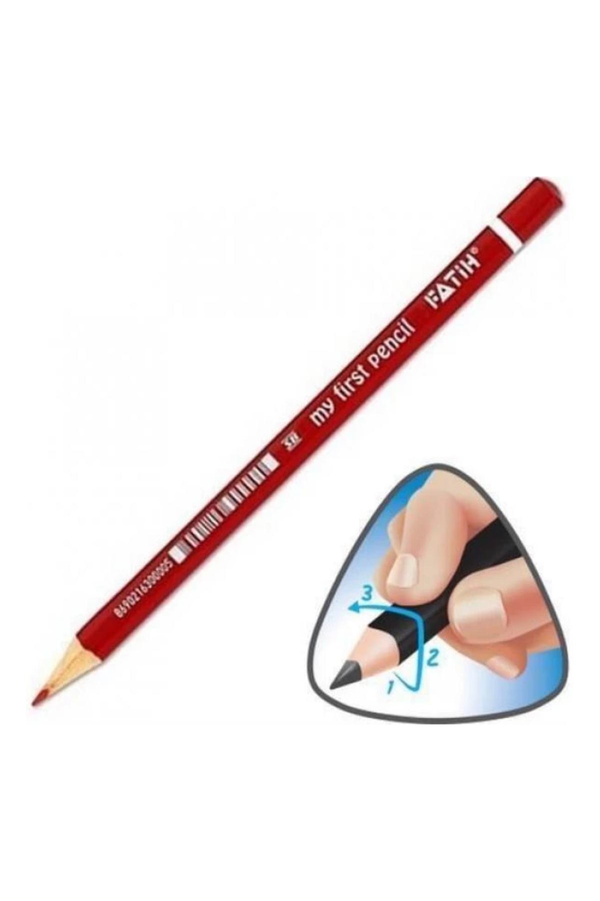 FATİH JUMBO ÜÇGEN USTA KALEMİ KIRMIZI