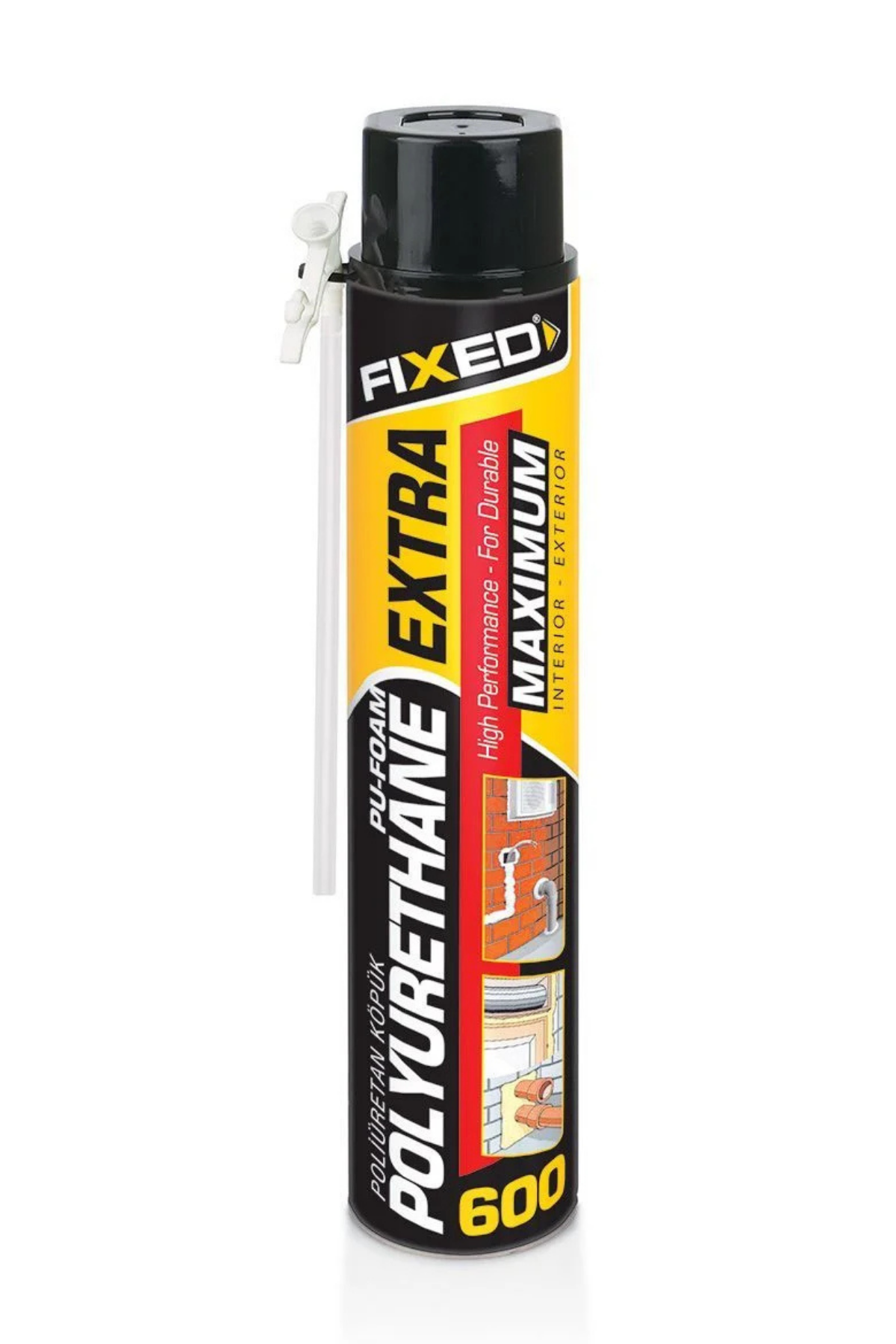 FIXED POLİÜRETAN KÖPÜK 600 GR