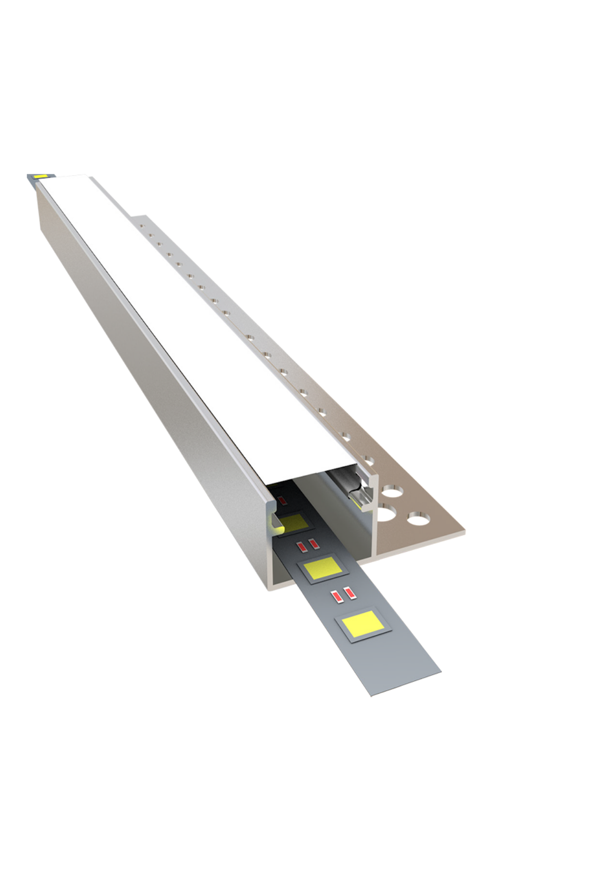 GLOBAL TRİMLESS TEK KANATLI LED PROFİLİ (EN=15 MM)