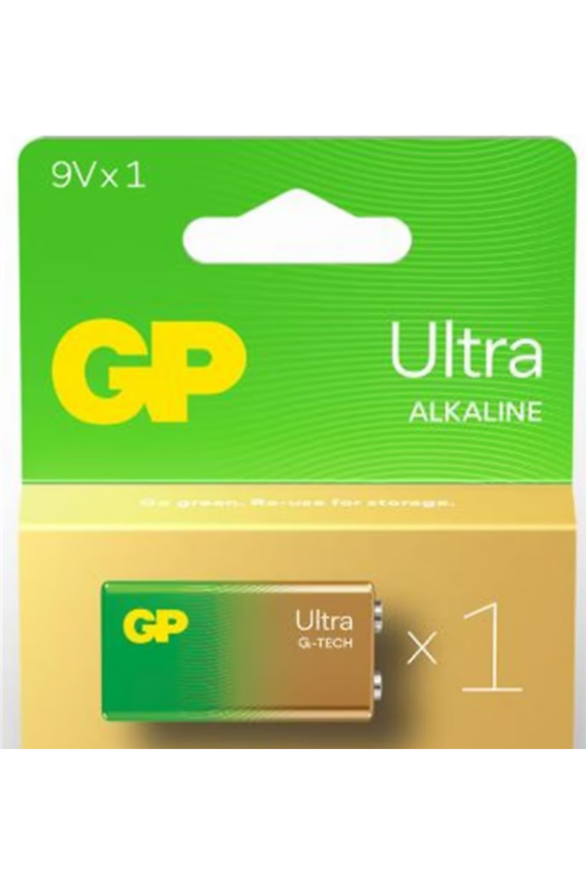 GP ULTRA ALKALİN (1X9 V) YASSI PİL