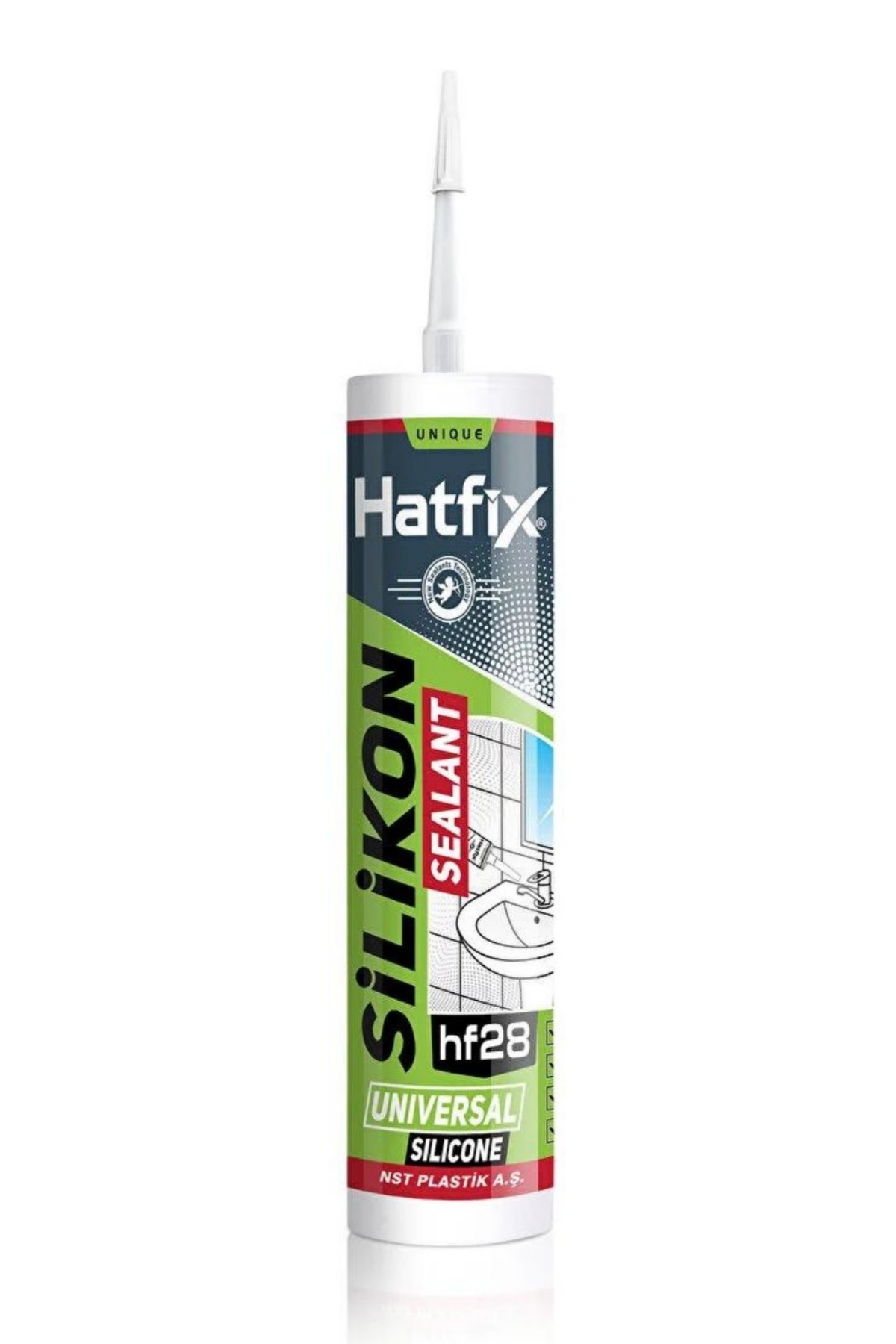 HATFİX SİLİKON ŞEFFAF UNIVERSAL hf 28 (280 GR)