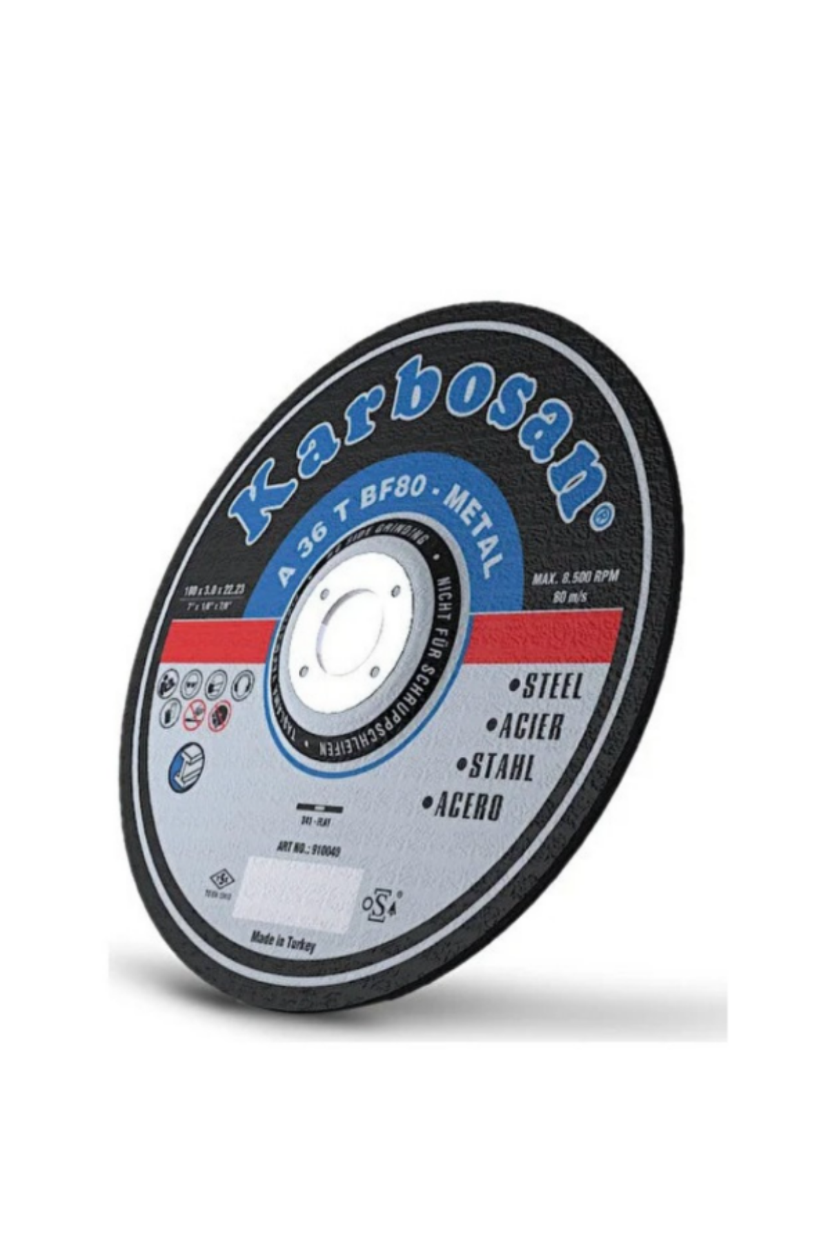 İSPİRAL TAŞI KARBOSAN (115X2.5X22 MM) NK METAL KESİCİ