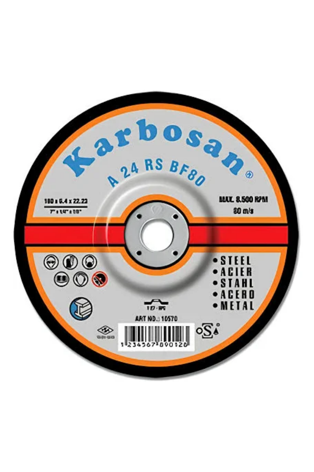 KARBOSAN FLEX TAŞLAMA TAŞI (180X8X22.23)