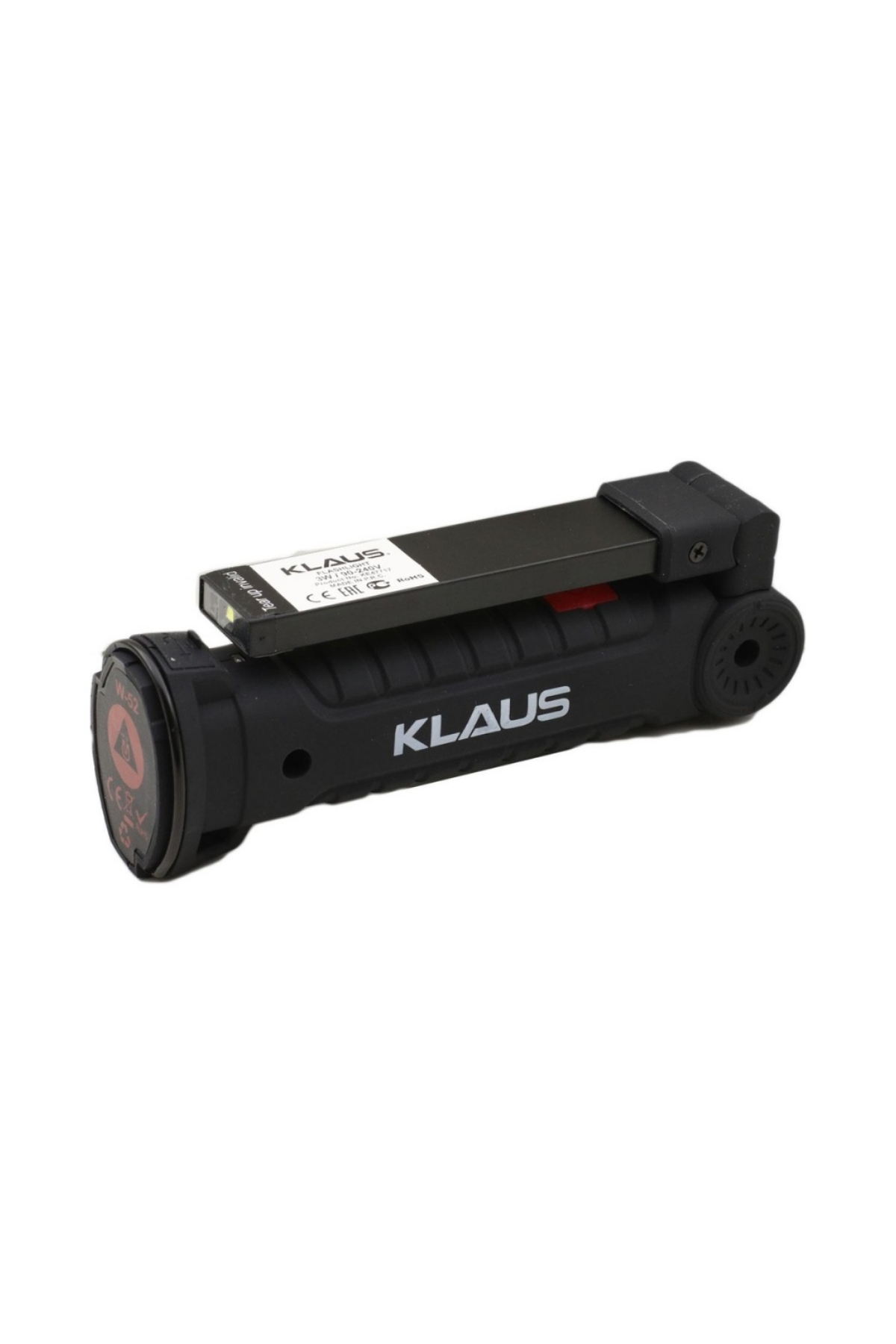 KLAUS MIKNATIS VE KIRMIZI LED İŞ FENERİ  (3 W & 18000 MAH & 350 LÜMEN)