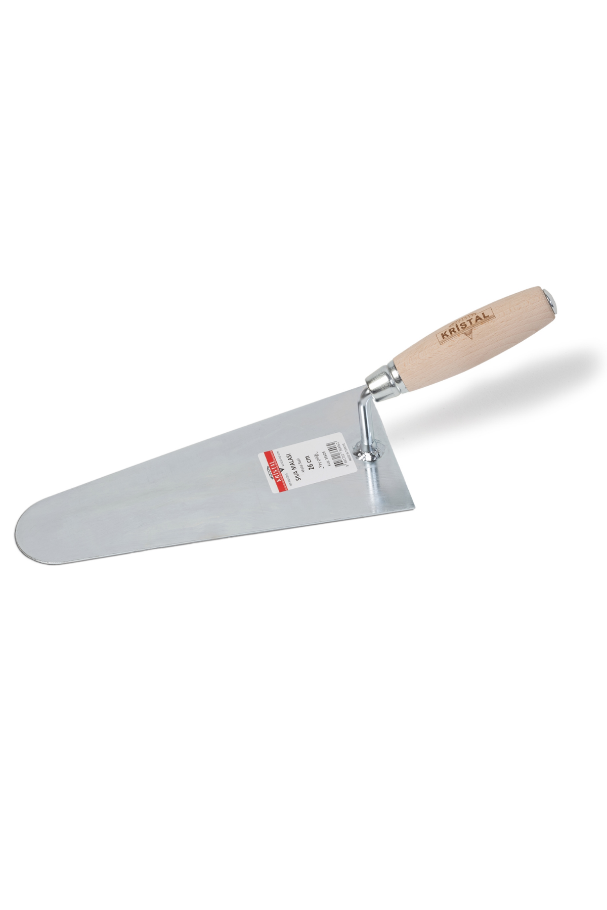 KRİSTAL AHŞAP SAPLI YAY CELİĞİ SIVA MALASI (26 CM)