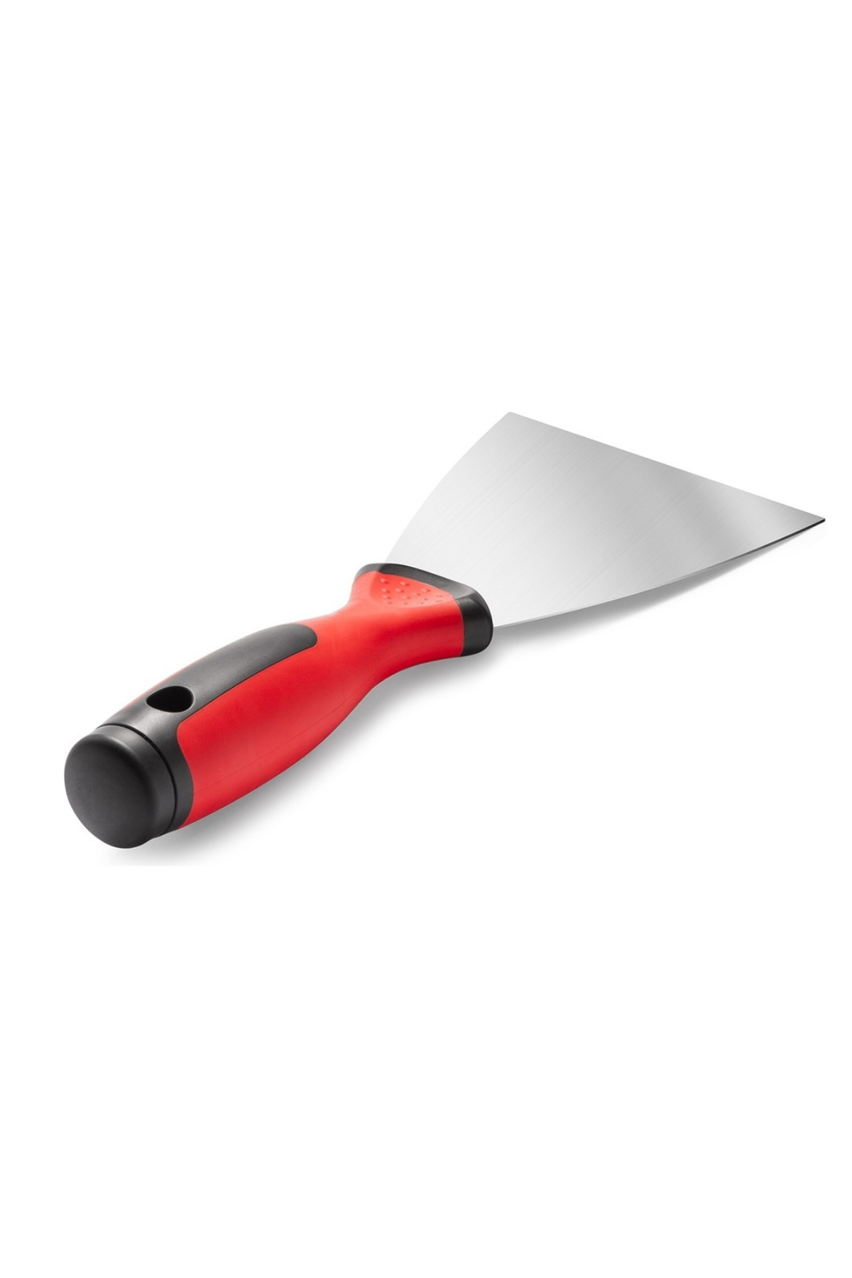 KRİSTAL PLASTİK SAPLI İNOX MACUN ISPATULASI (8 CM)