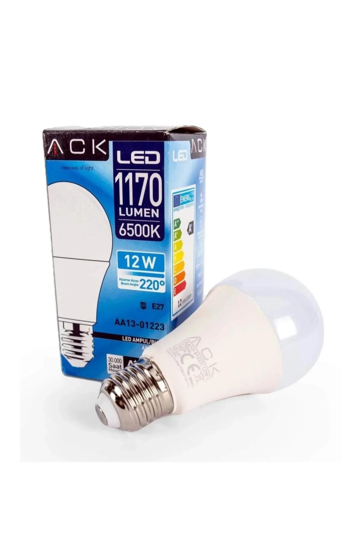 LED AMPUL 12W 6500K E27 A60