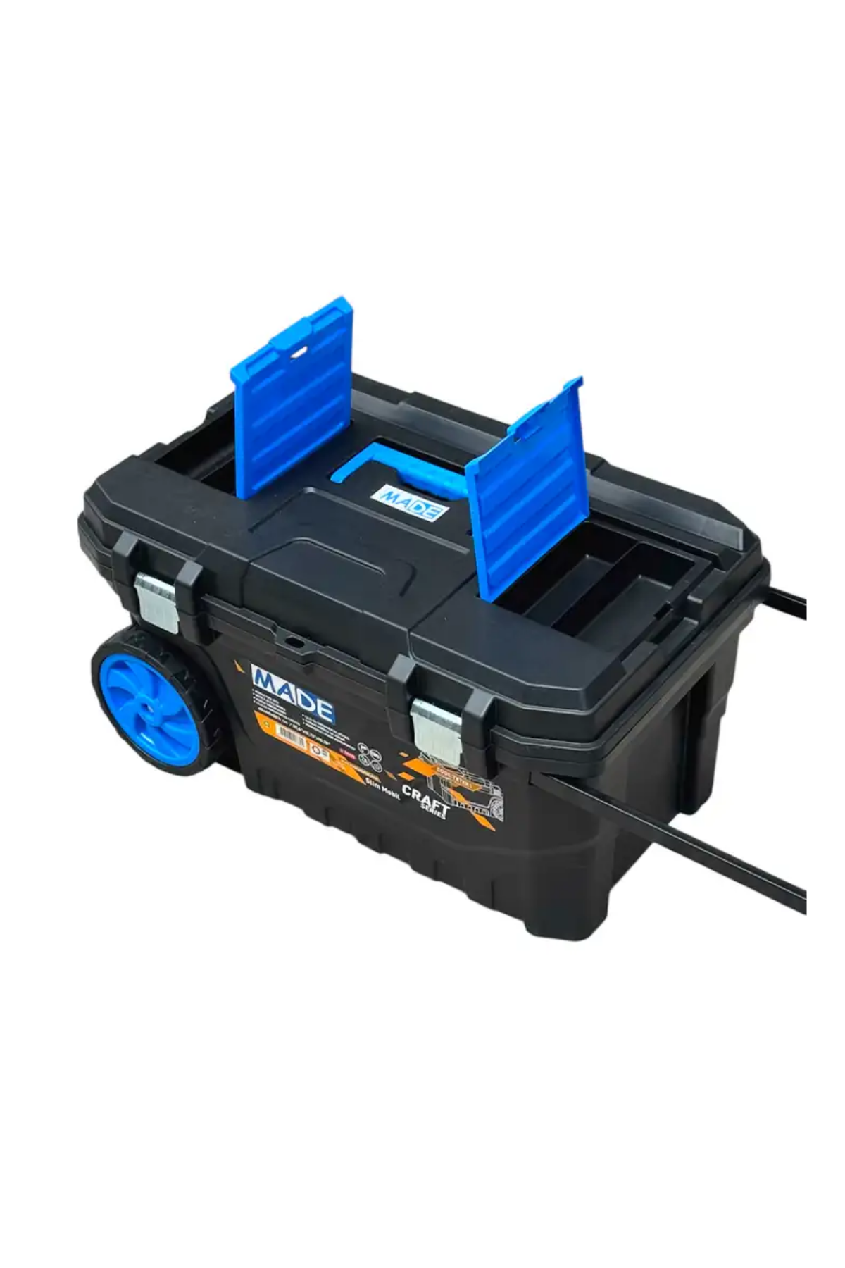 MADE SLİM TEKERLEKLİ MOBİL METAL KİLİTLİ TAKIM ÇANTASI