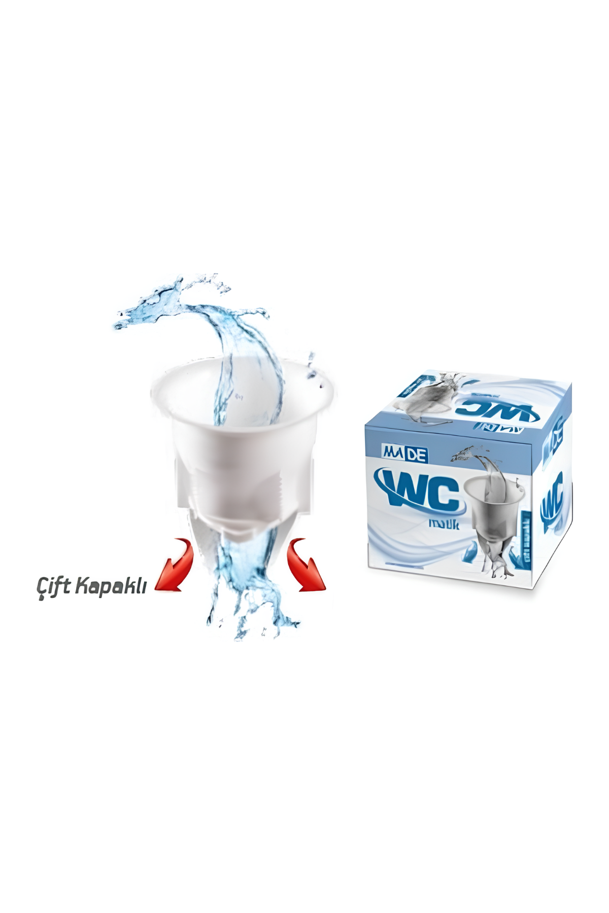 MADE WC MATİK ÇİFT KAPAKLI