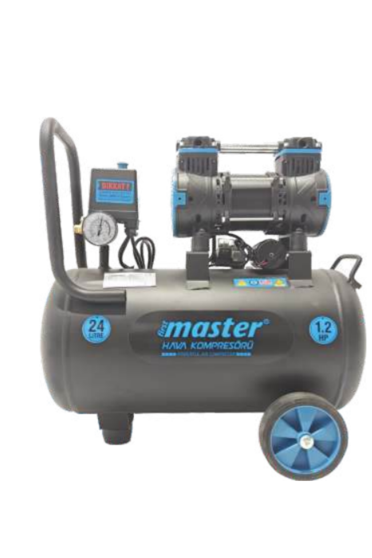 MASTER 24 LİTRE 1.2 HP SESSİZ KOMPRESÖR 8 BAR