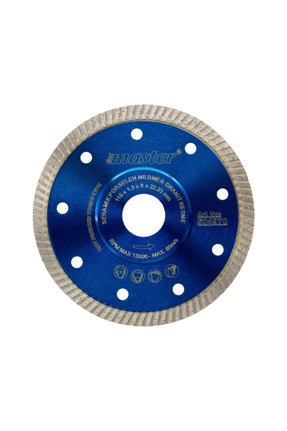 MASTER FLANŞLI HASSAS İNCE KESİM SERAMİK KESİCİ (115 MM & 1.3 MM)