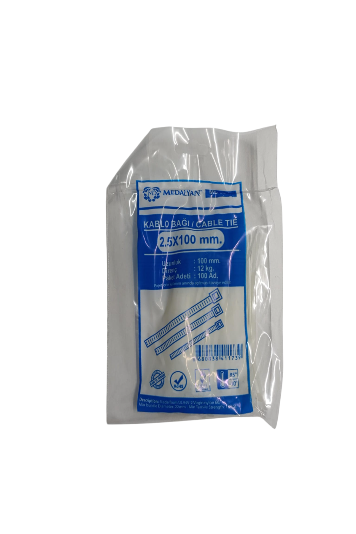 MEDALYAN KABLO BAĞI (2.5X100 MM)