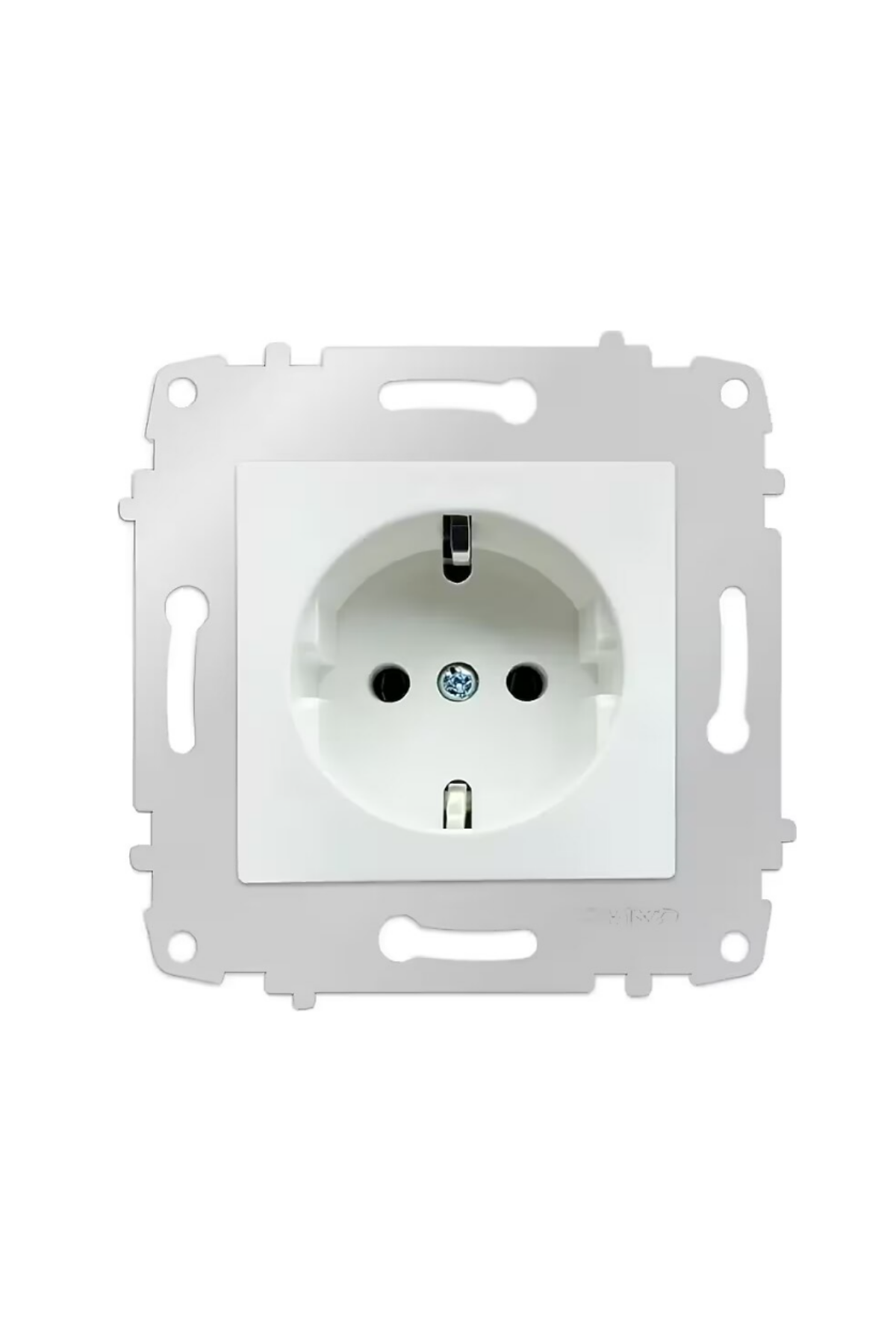 OVİVO BEYAZ TOPRAKLI PRİZ M+K