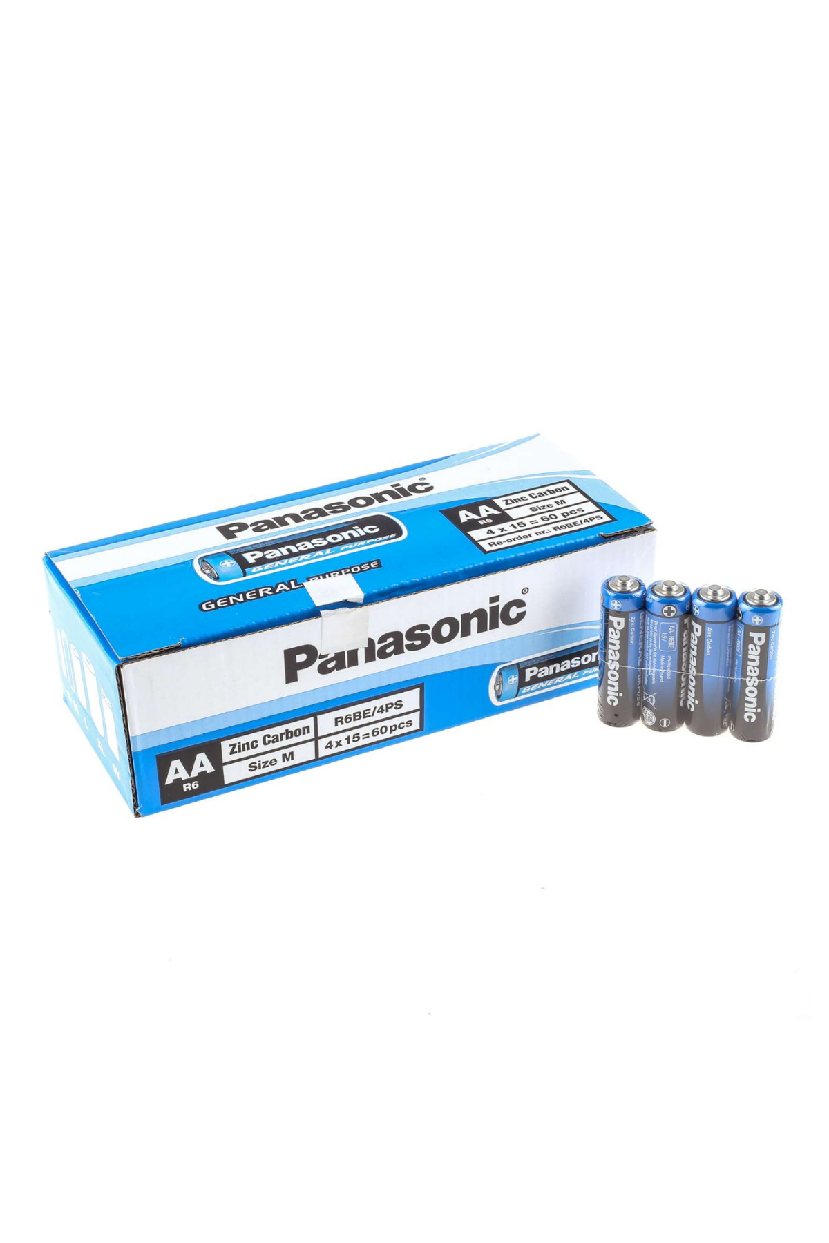 PANASONİC MANGANEZ KALEM PİL  (4 LÜ) AA/4 (RGBE)