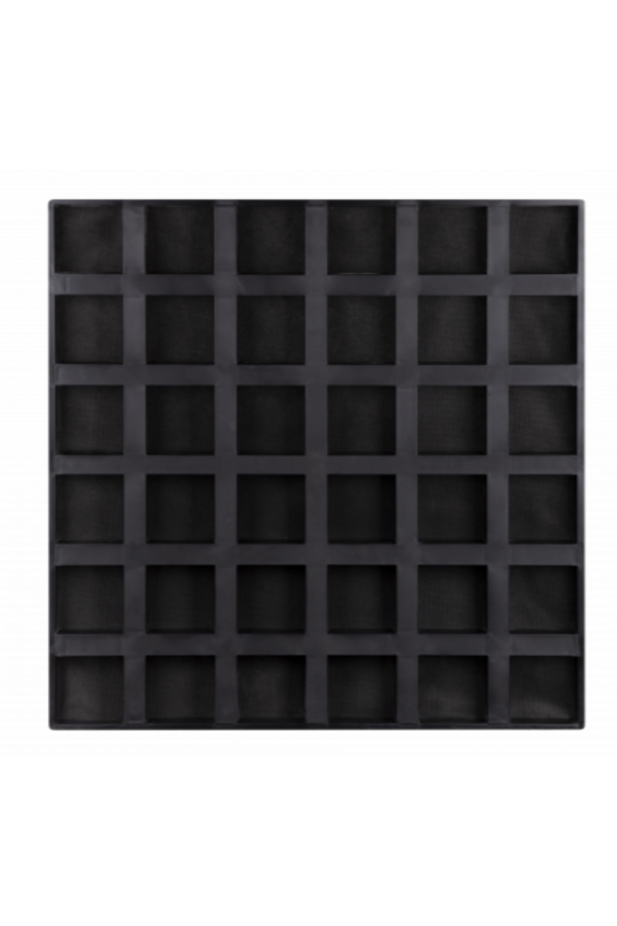 PETEK SİYAH ŞİLTELİ PVC KARE PANEL (60X60 CM)