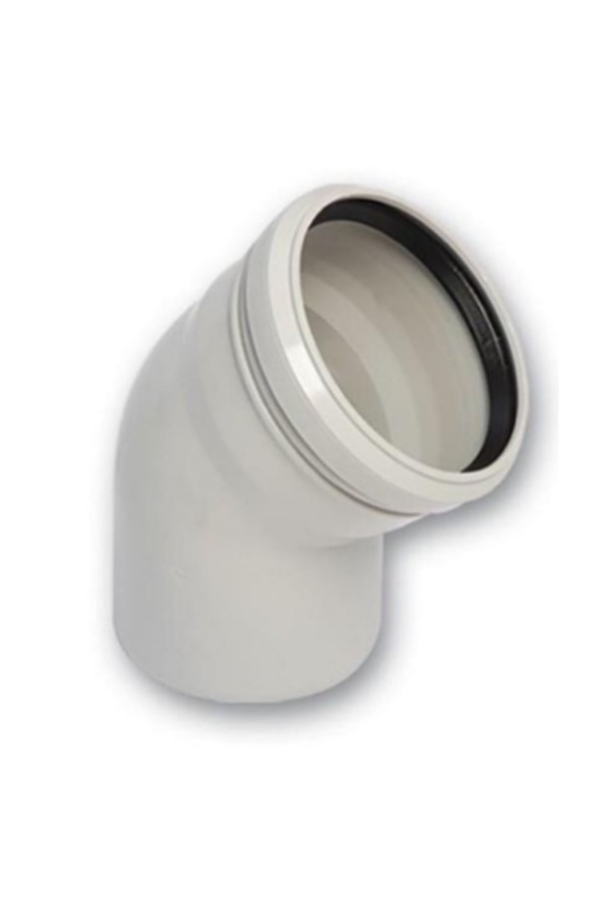 PVC 75 LİK AÇIK DİRSEK 45 DERECE