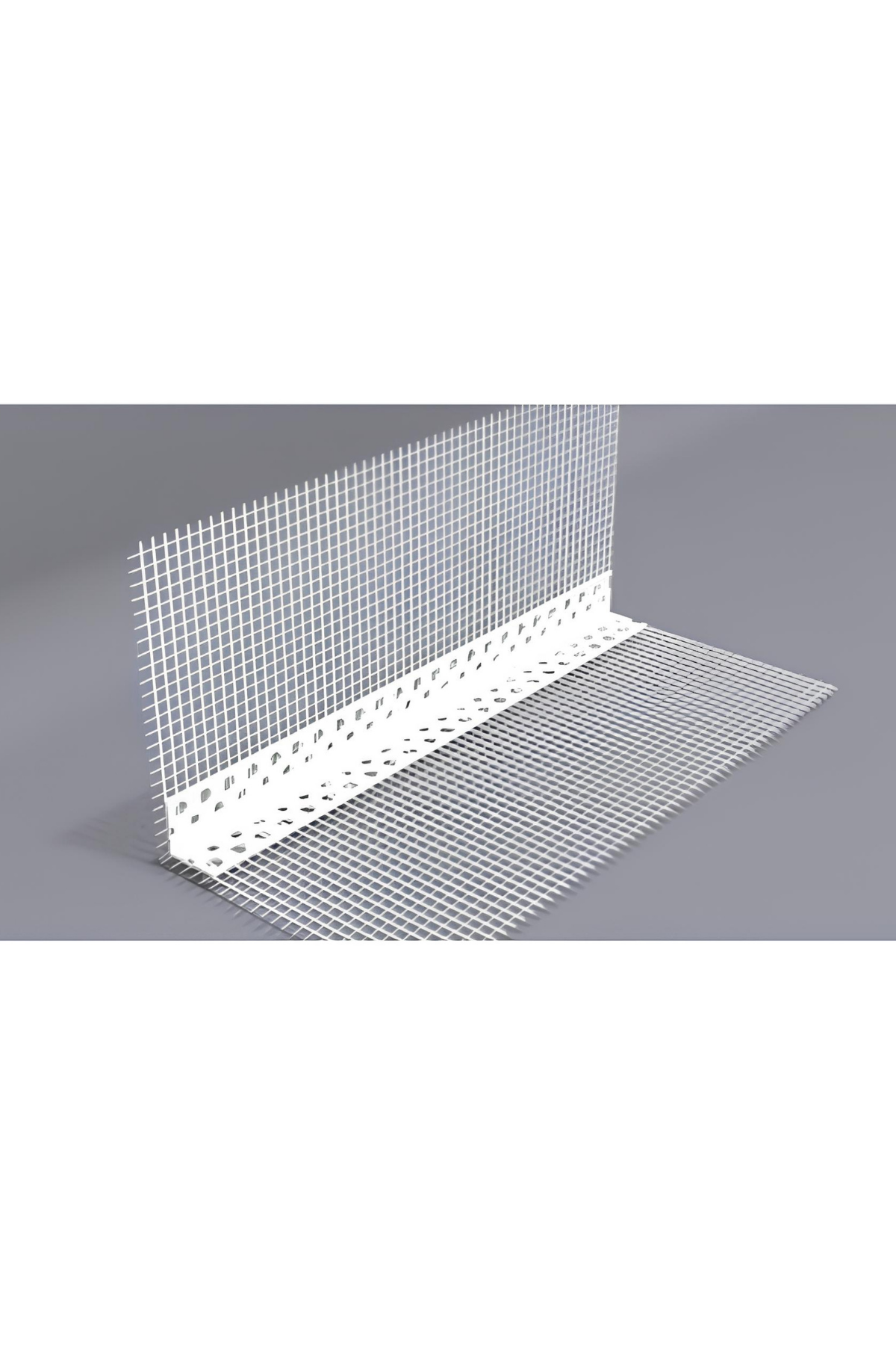 PVC BEYAZ FİLELİ ALÇI KÖŞE PROFİLİ
