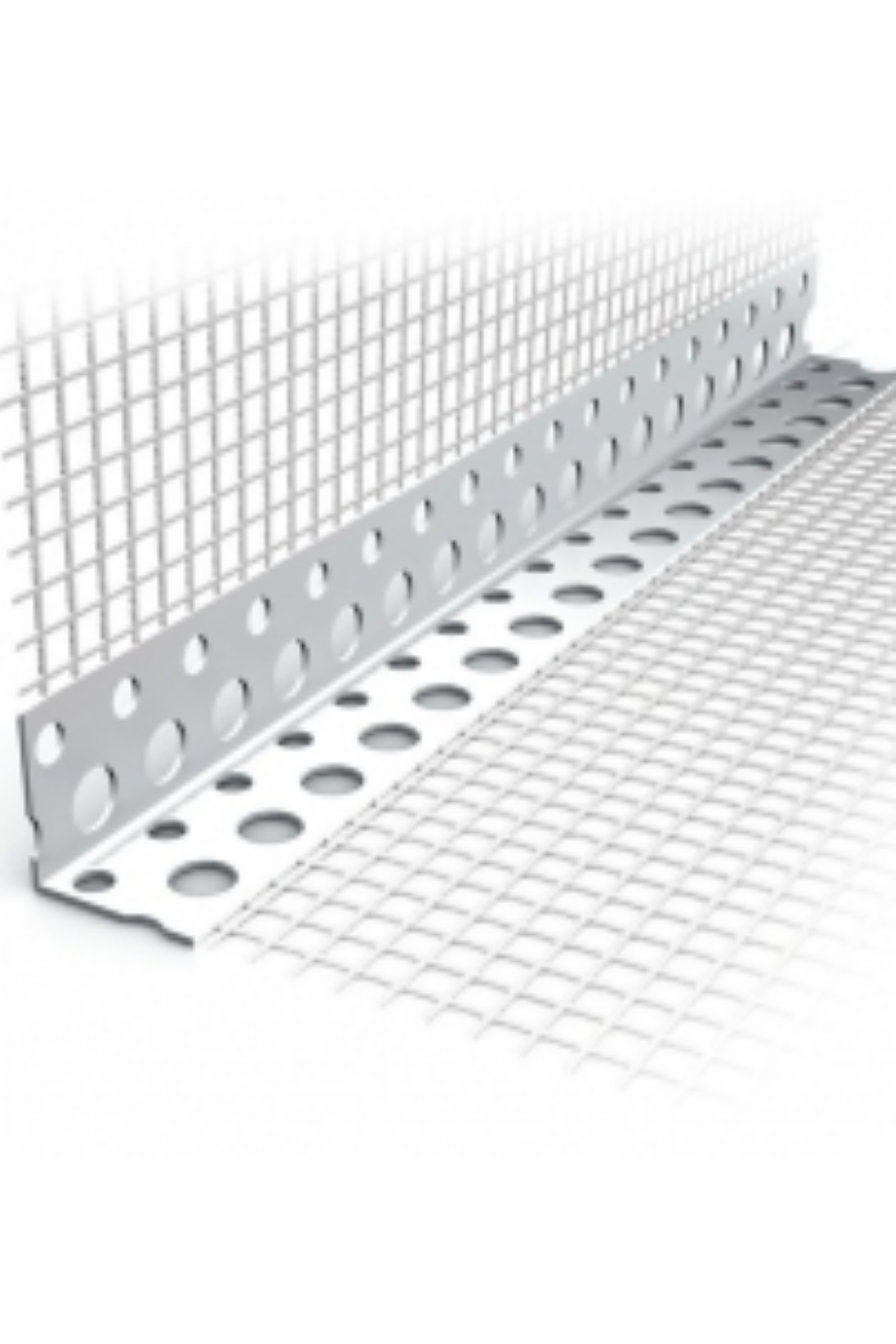 PVC BEYAZ FİLELİ KÖŞE PROFİLİ