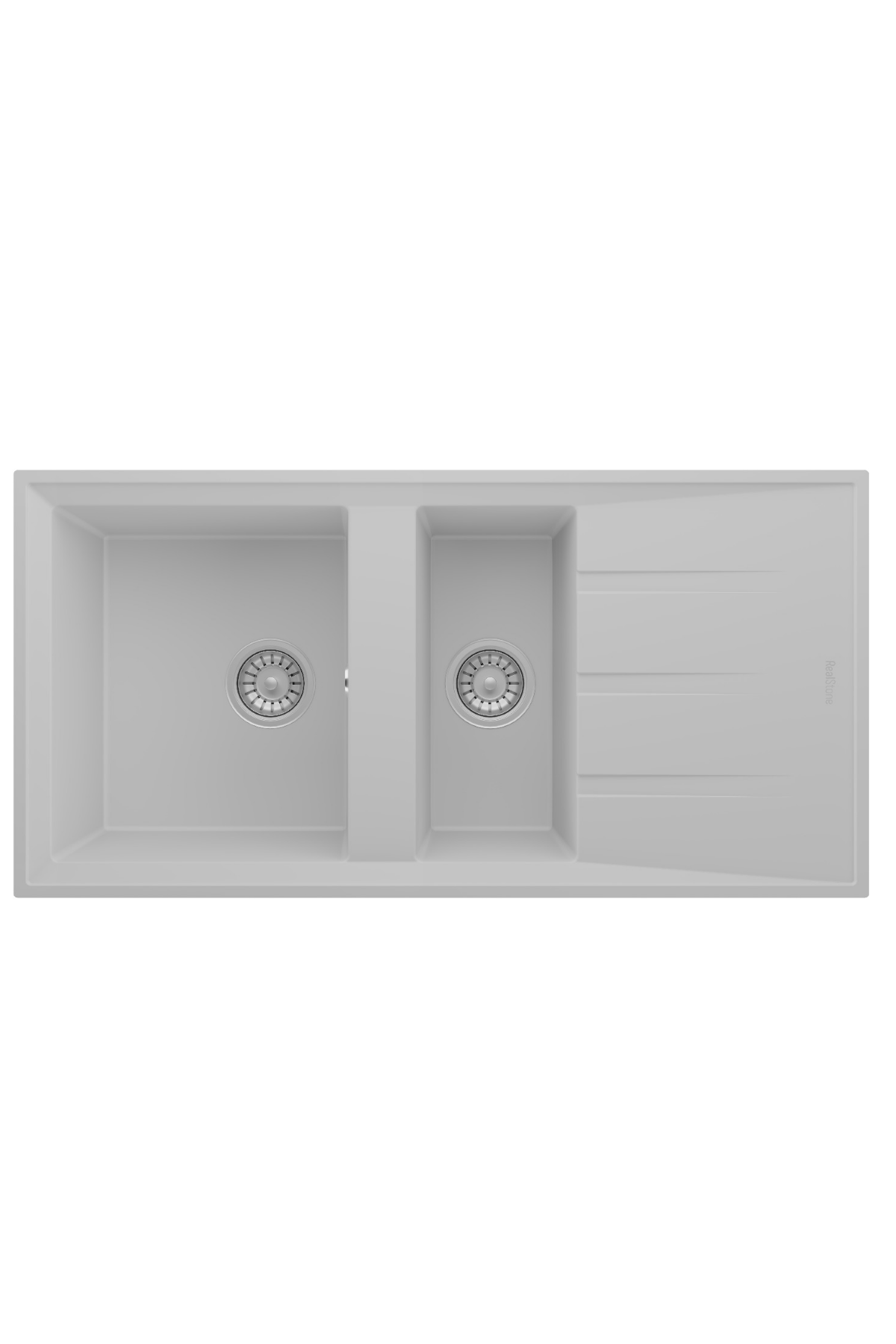 REALSTONE BEYAZ P13 SALDA 100 1000X500 1.5 GÖZ DAMLALIKLI GRANİT EVİYE