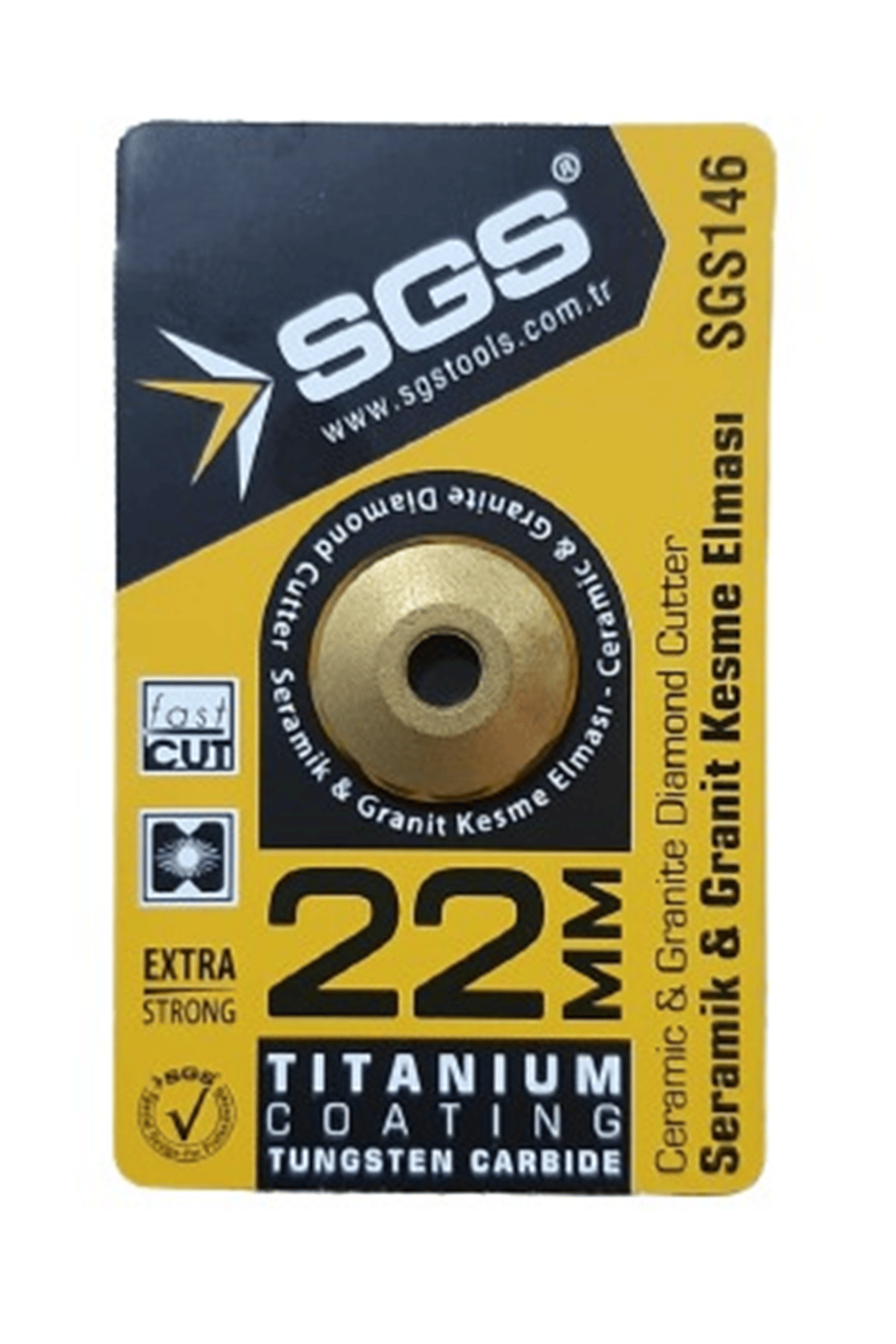 SERAMİK & GRANİT KESME ELMASI TİTANYUM 22 MM