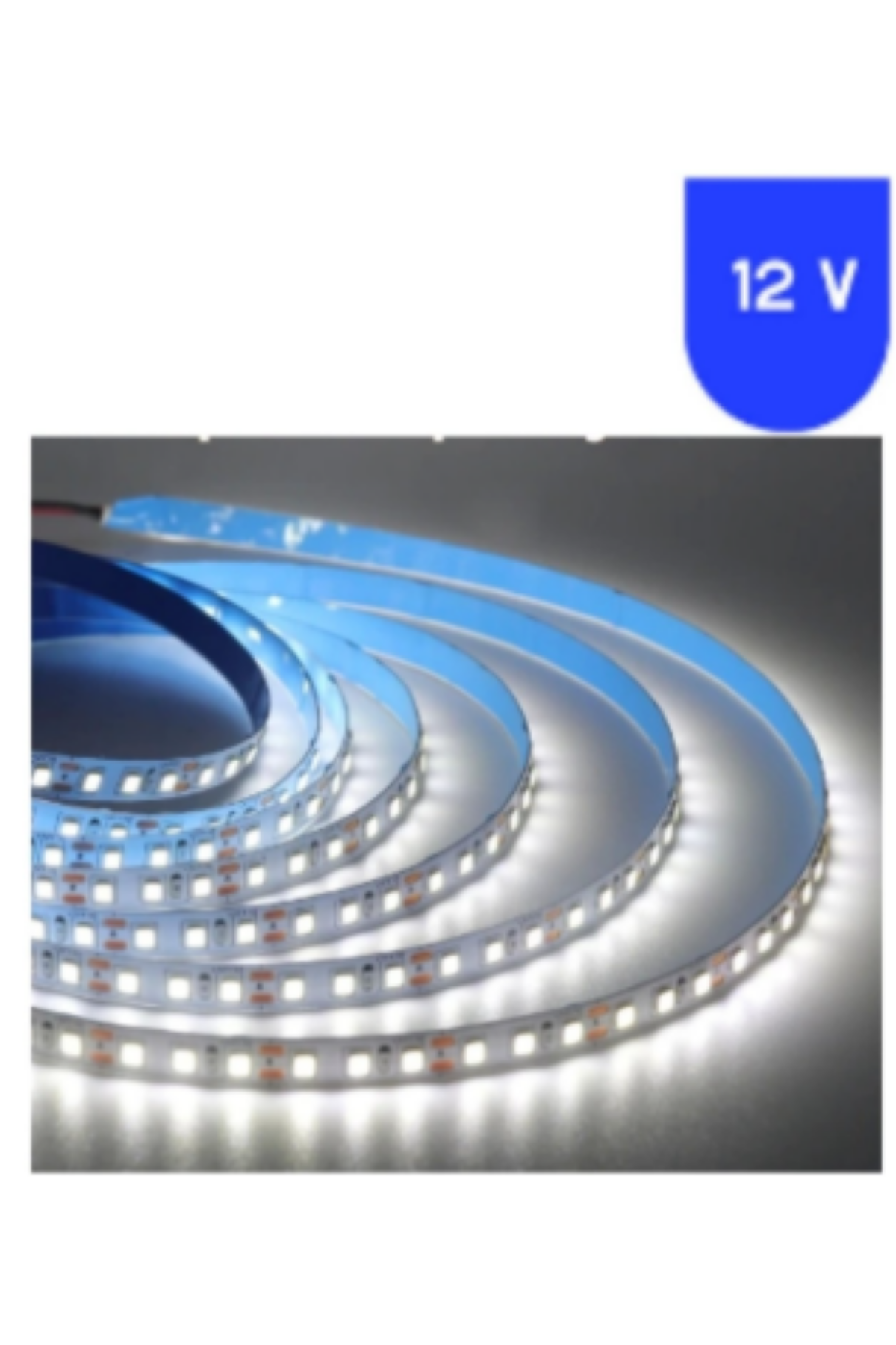 ŞERİT LED BEYAZ IŞIK (6500 K) 60 LED 12 V